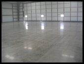Polished Concrete in Airplane Hangar