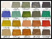 Color Chart for Tile Floors and Walls