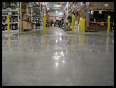 Polished Concrete in a Home Depot Store